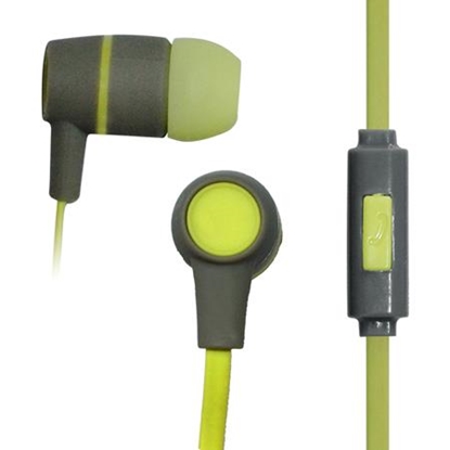 Изображение Vakoss SK-214G headphones/headset Wired In-ear Calls/Music Green, Grey