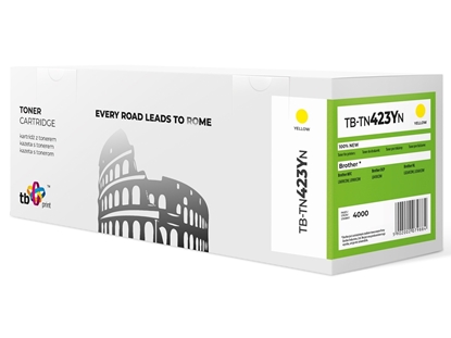 Изображение Toner do Brother TN423Y TB-TN423YN żółty 100% nowy