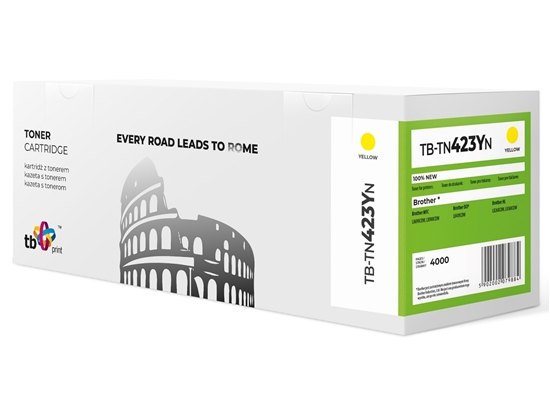 Изображение Toner do Brother TN423Y TB-TN423YN żółty 100% nowy