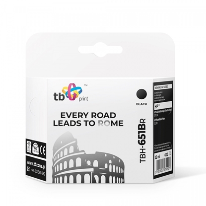 Изображение Tusz do HP DJ 5575 TBH-651BR czarny refabrykowany