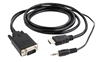 Picture of Gembird A-HDMI-VGA-03-10 video cable adapter 3 m HDMI + 3.5mm VGA (D-Sub) Black