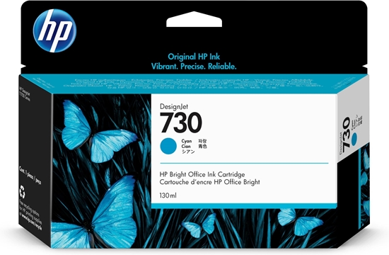 Picture of HP 730 130-ml Cyan DesignJet Ink Cartridge
