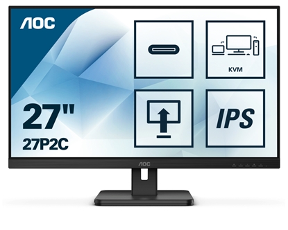 Attēls no AOC P2 27P2C LED display 68.6 cm (27") 1920 x 1080 pixels Full HD Black