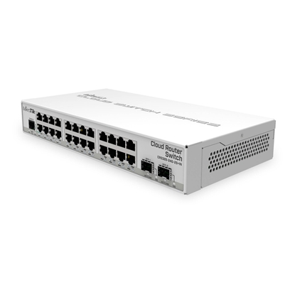 Attēls no Switch|MIKROTIK|CRS326-24G-2S+IN|24x10Base-T / 100Base-TX / 1000Base-T|2xSFP+|CRS326-24G-2S+IN