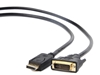 Picture of Gembird CC-DPM-DVIM-6 video cable adapter 1.8 m DisplayPort DVI Black