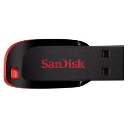 Picture of SanDisk Cruzer Blade USB flash drive 64 GB USB Type-A 2.0 Black, Red