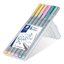 Изображение Pildspalvu komplekts STAEDTLER Fineliner triplus Pastel, 0.3mm, 6 krāsas