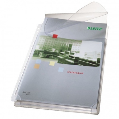 Изображение Document sleeve Leitz Flap, A4, 180 microns, widened with cap (10) 0809-126