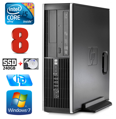 Изображение HP 8100 Elite SFF i5-650 8GB 240SSD+1TB DVD WIN7Pro