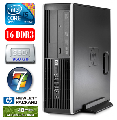 Изображение HP 8100 Elite SFF i5-650 16GB 960SSD GT1030 2GB DVD WIN7Pro