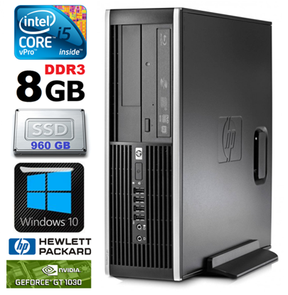 Изображение HP 8100 Elite SFF i5-650 8GB 960SSD GT1030 2GB DVD WIN10