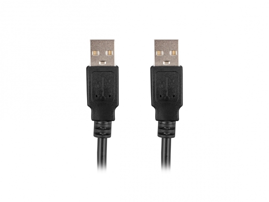 Изображение Kabel USB-A M/M 2.0 1.8m Czarny 