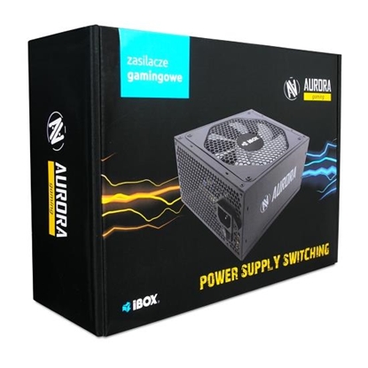 Picture of Power Supply IBOX AURORA 500W 14 CM FAN ZIA500W14CMBOX