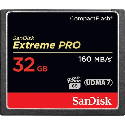 Picture of MEMORY COMPACT FLASH 32GB/SDCFXPS-032G-X46 SANDISK