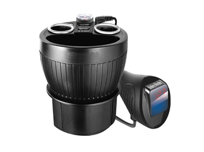 Изображение LXAS14 LTC Auto lādētājs 120W, 2 gniazda USB 3,1A, Quickcharger