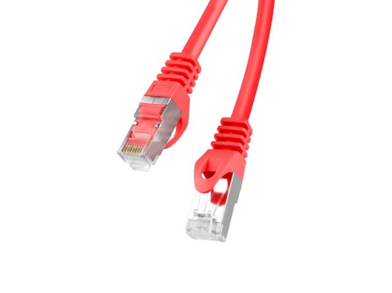 Изображение Patchcord kat.6a 0,25m czerwony Fluke 