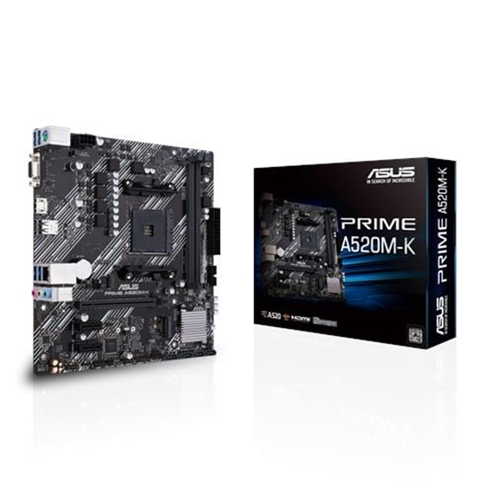 Изображение ASUS PRIME A520M-K AMD A520 Socket AM4 micro ATX