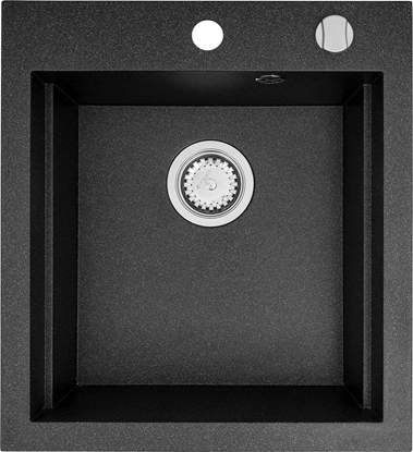 Attēls no The sink PYRAMIS SIROS 47x51,5 1B black