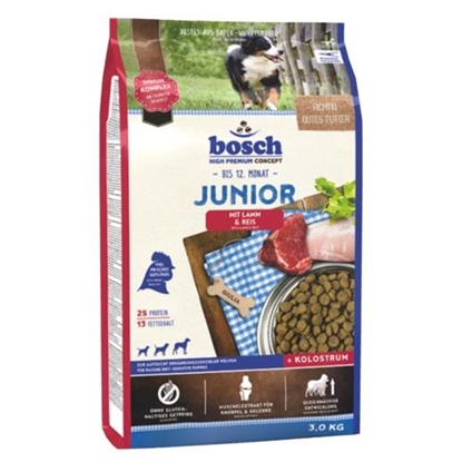 Picture of Bosch 15030 Junior for puppies Lamb&Rice 3kg
