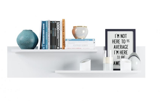 Picture of Tuckano Shelf 110x25x23 CANADA white high gloss