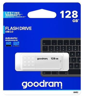 Picture of Goodram UME2 USB 2.0 128GB White