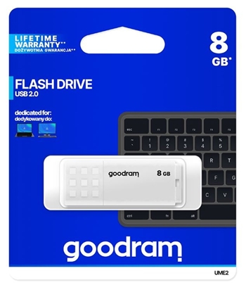 Picture of Goodram UME2 USB 2.0 8GB White