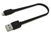 Picture of Kabelis Green Cell USB-A Male - Lightning Male with Fast Charging 25cm Black