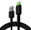 Picture of Green Cell GC Ray USB Male - Type-C Male Fast Charging with LED Diode 1.2m