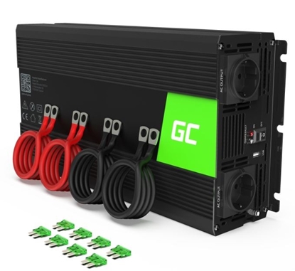 Picture of GREENCELL Car Power Inverter 12V to 220