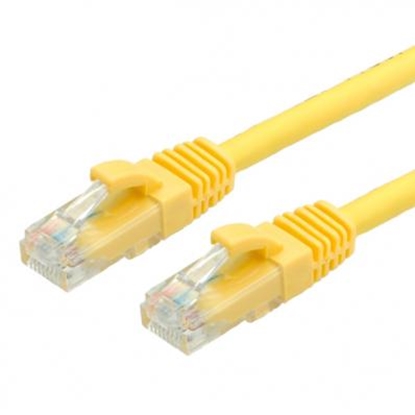Изображение VALUE UTP Cable Cat.6, halogen-free, yellow, 2m