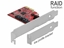 Picture of Delock 2 port SATA PCI Express Card with RAID 1 - mirroring existing data