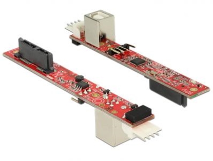 Picture of Delock Converter Slim SATA 13 pin  USB 2.0 type B female