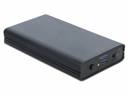Attēls no Delock External Enclosure for 3.5″ SATA HDD with SuperSpeed USB (USB 3.1 Gen 1)