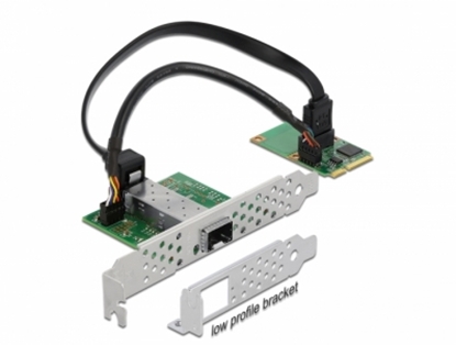 Изображение Delock Mini PCIe I/O PCIe full size 1 x SFP Gigabit LAN