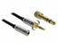 Picture of Delock Stereo Jack Extension Cable 3.5 mm 3 pin male to female with 6.35 mm screw adapter 5 m