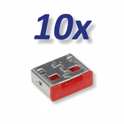 Picture of ROLINE USB Port Lock / Blocker 10x USB for 11.02.8330