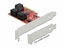 Attēls no Delock 6 port SATA PCI Express x4 Card - Low Profile Form Factor