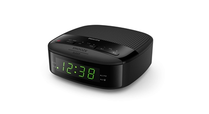 Attēls no Philips Digital tuning clock radio TAR3205/12 FM tuner, sleep timer, dual alarm, AC powered, battery back-up
