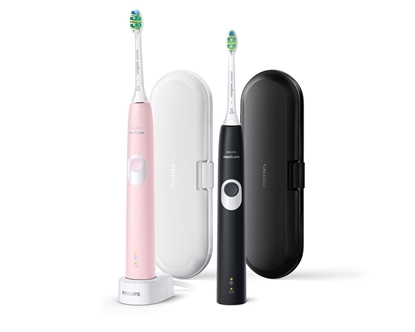 Attēls no Philips Sonicare ProtectiveClean 4300 electric toothbrush HX6800/35, 2 handles 2 Brush heads, 2 Travel Cases, 1 Charger