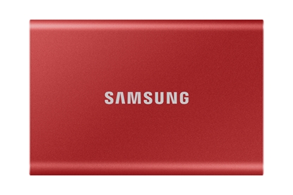 Attēls no Ārējais SSD disks Samsung T7 1TB Red