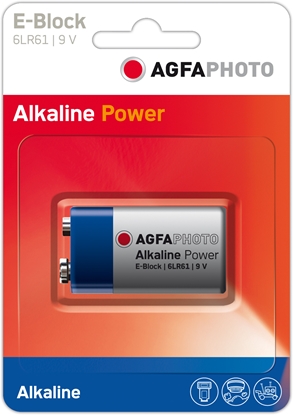 Изображение Agfa Photo AgfaPhoto Batterie Alkaline Power -9V 6LR61 Block       1St.