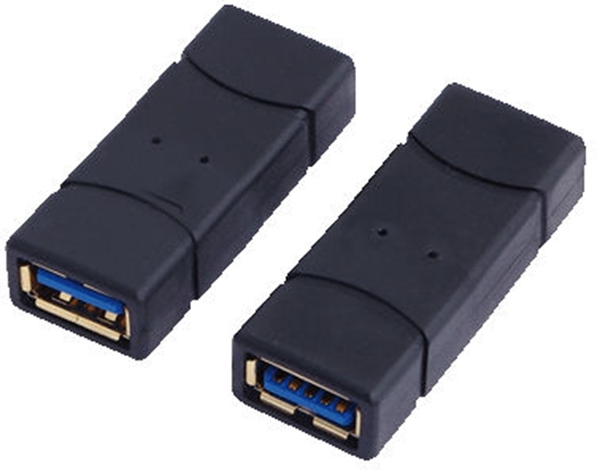 Изображение Adapter USB LogiLink USB - USB Czarny  (AU0026)
