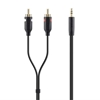 Изображение Belkin Stereo to RCA Cable    2m Y-Audio-Cable black   F3Y116BT2M
