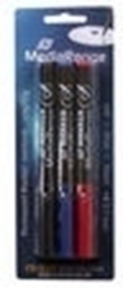 Изображение Mediarange CD-Beschriftungsmarker 3 Stück Rot/Schwarz/Blau