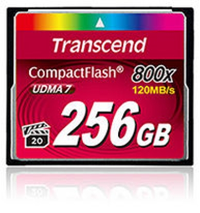 Изображение Transcend Compact Flash 256GB 800x