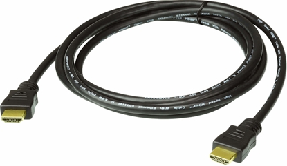 Attēls no Aten High Speed HDMI Cable with Ethernet True 4K ( 4096X2160 @ 60Hz); 1 m HDMI Cable with Ethernet