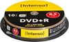 Изображение 1x10 Intenso DVD+R 8,5GB 8x Speed, Double Layer Cakebox
