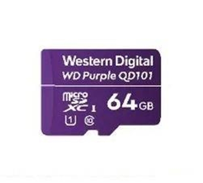 Attēls no Western Digital WD Purple SC QD101 memory card 64 GB MicroSDXC Class 10