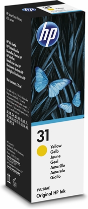 Picture of HP 1VU28AE Yellow Original ink bottle 70 ml No. 31