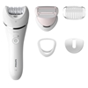 Изображение Philips Satinelle Advanced Wet & Dry epilator BRE710/00 For legs and body, Cordless, 5 accessories
